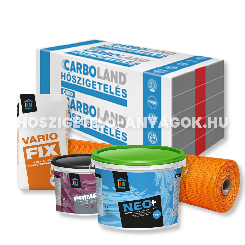 Carboland CH80 Grafitos + Revco Neo Komplett Hőszigetelő rendszer