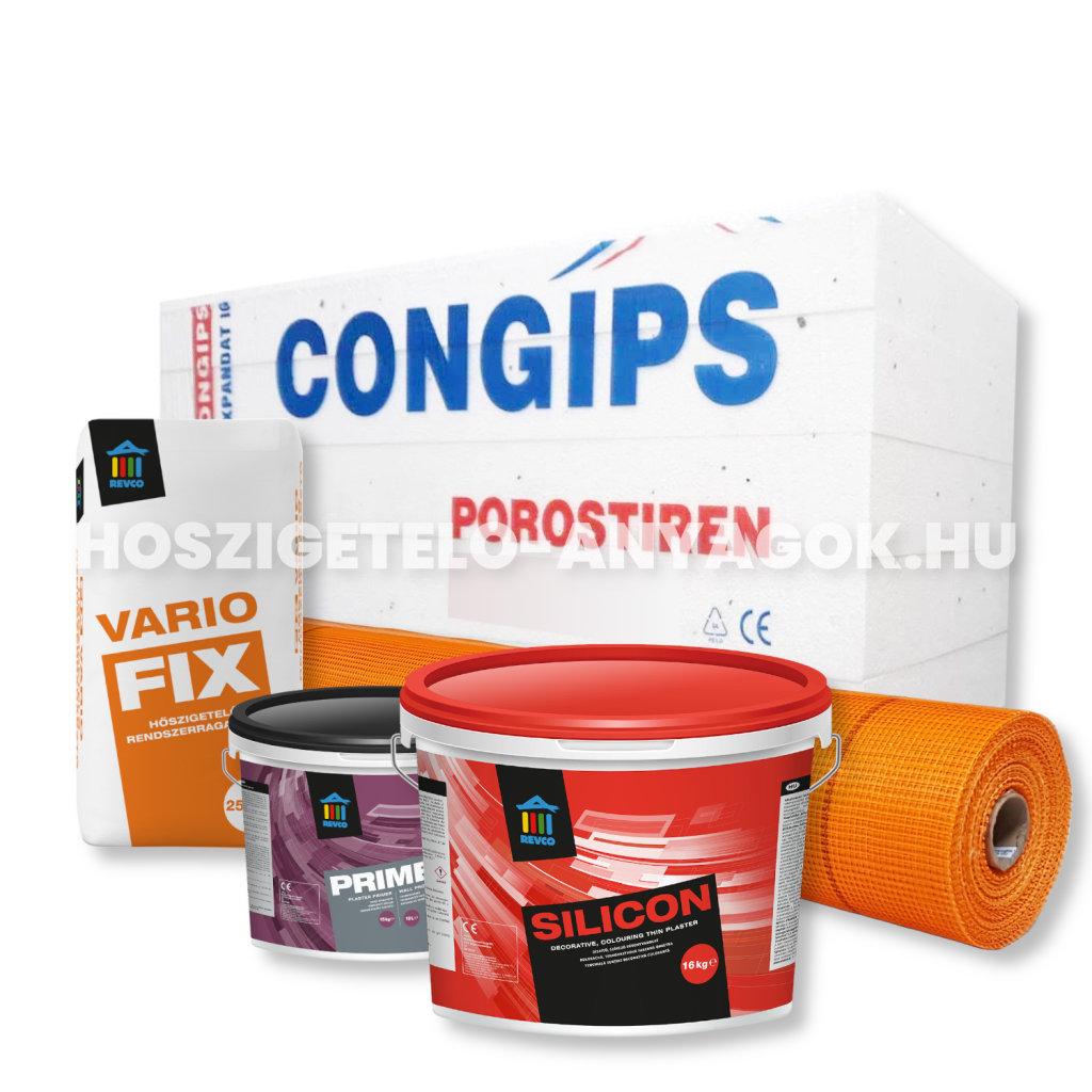 Congips Eps Komplett Hőszigetelő rendszer + Revco Szilikon